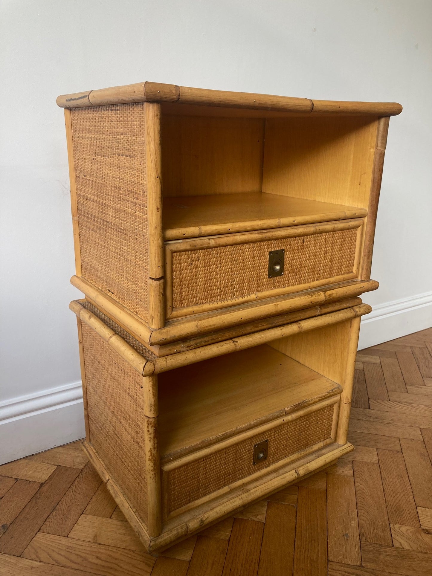 A pair of Dal Vera bedside tables