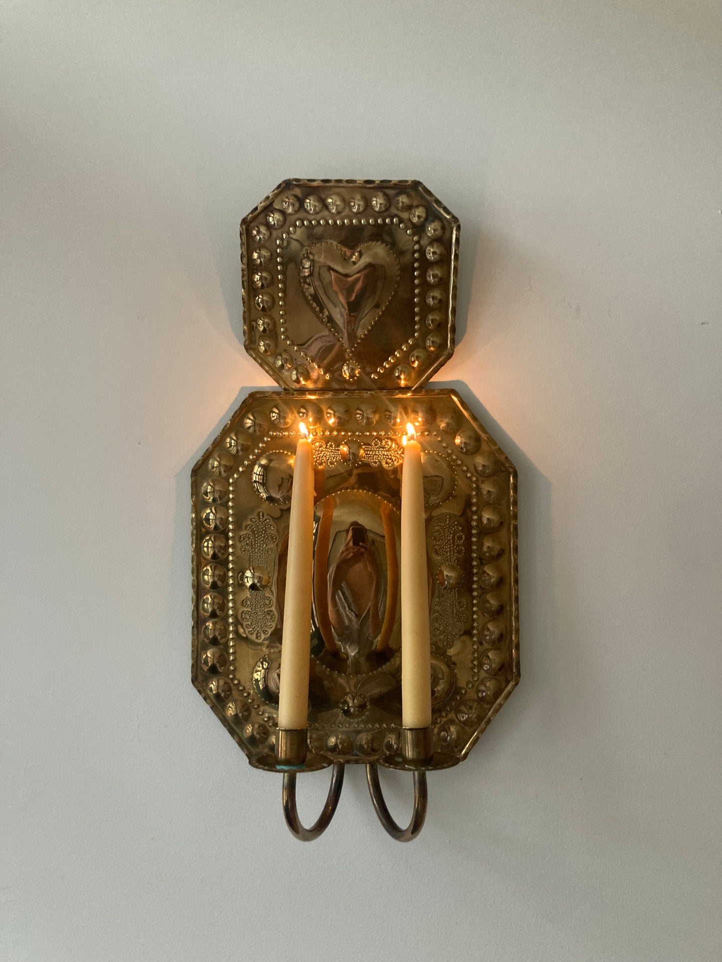 A pair of Swedish sconces