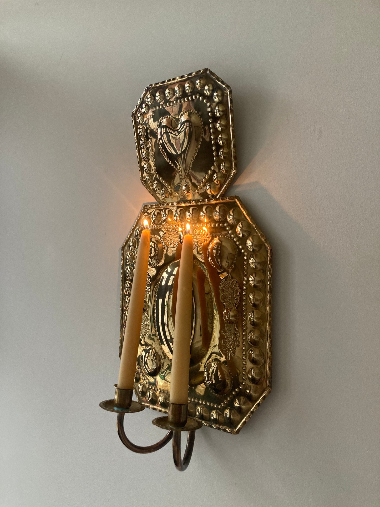 A pair of Swedish sconces