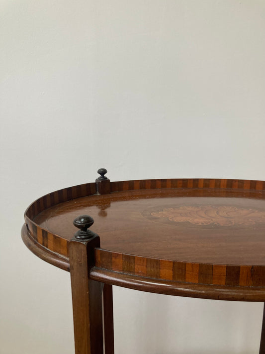 Inlaid occasional table