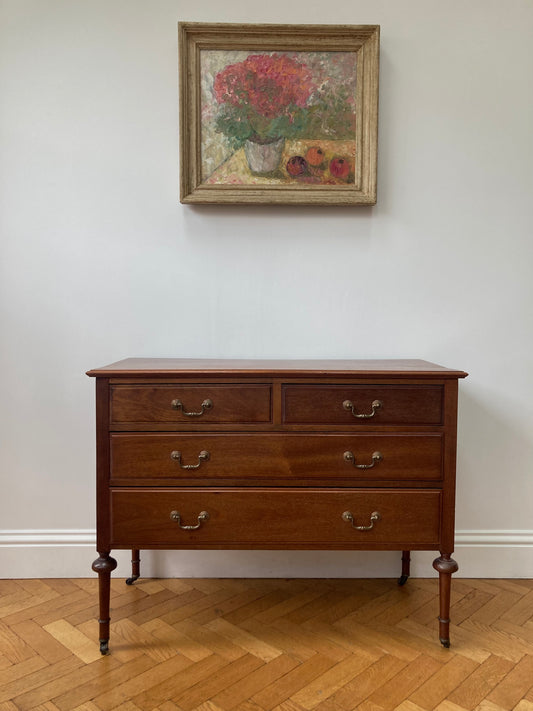 20th Century mahogany chest of drawers