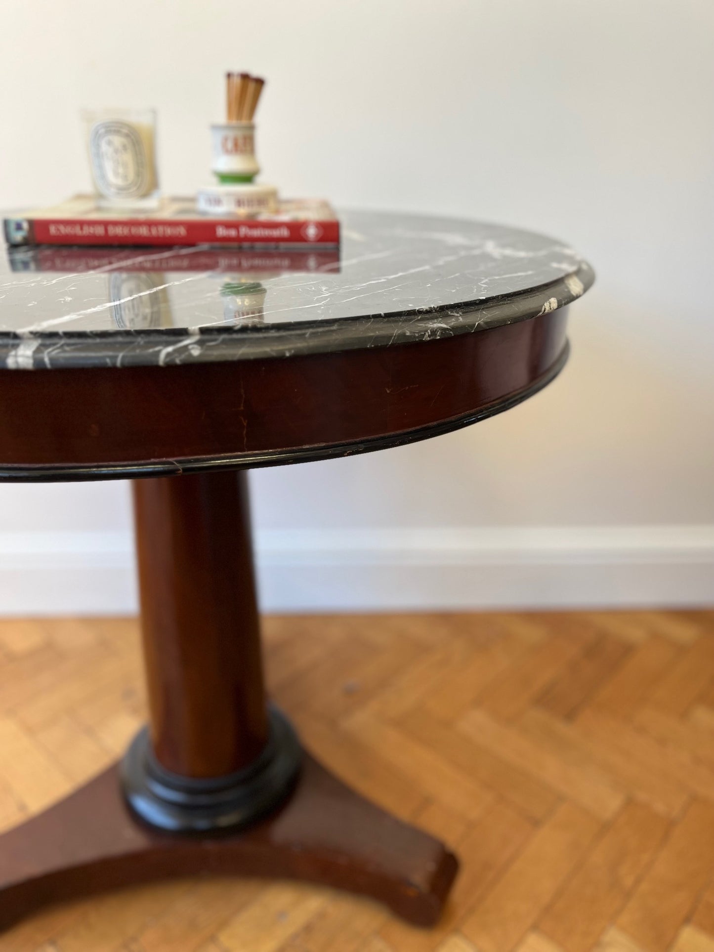 Regency style marble top table