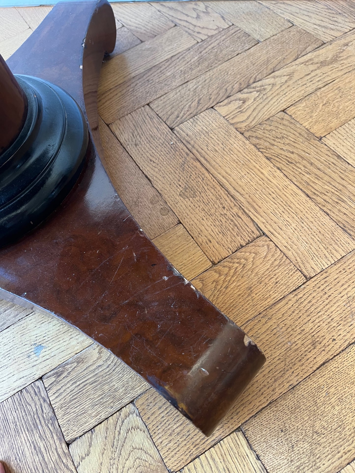 Regency style marble top table