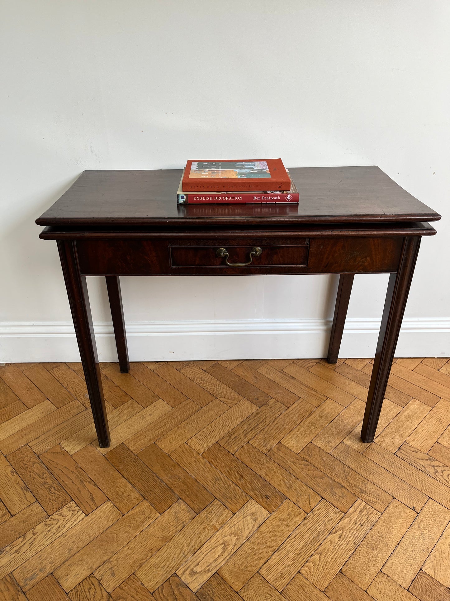 George III mahogany tea table