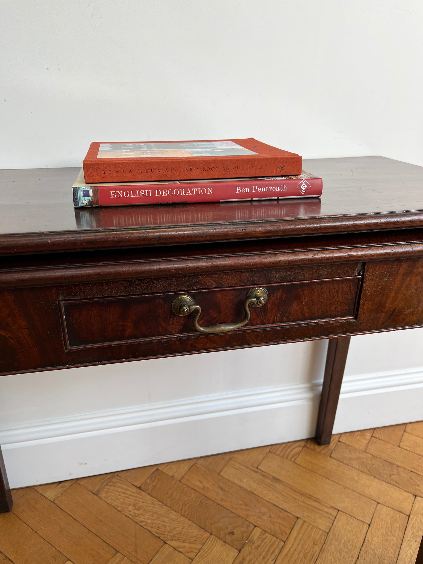 George III mahogany tea table