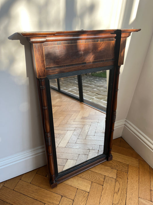 Mahogany pier mirror