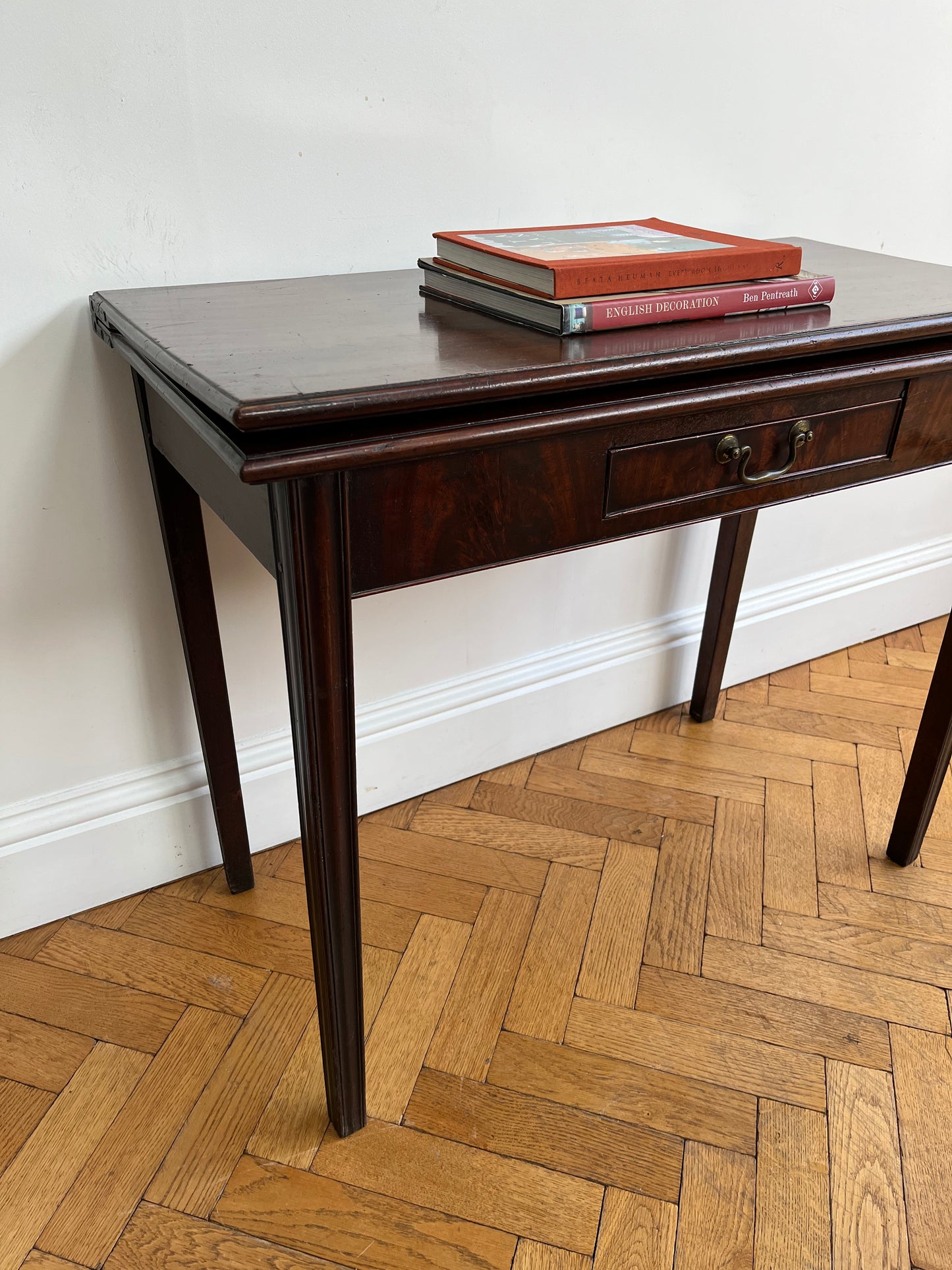 George III mahogany tea table