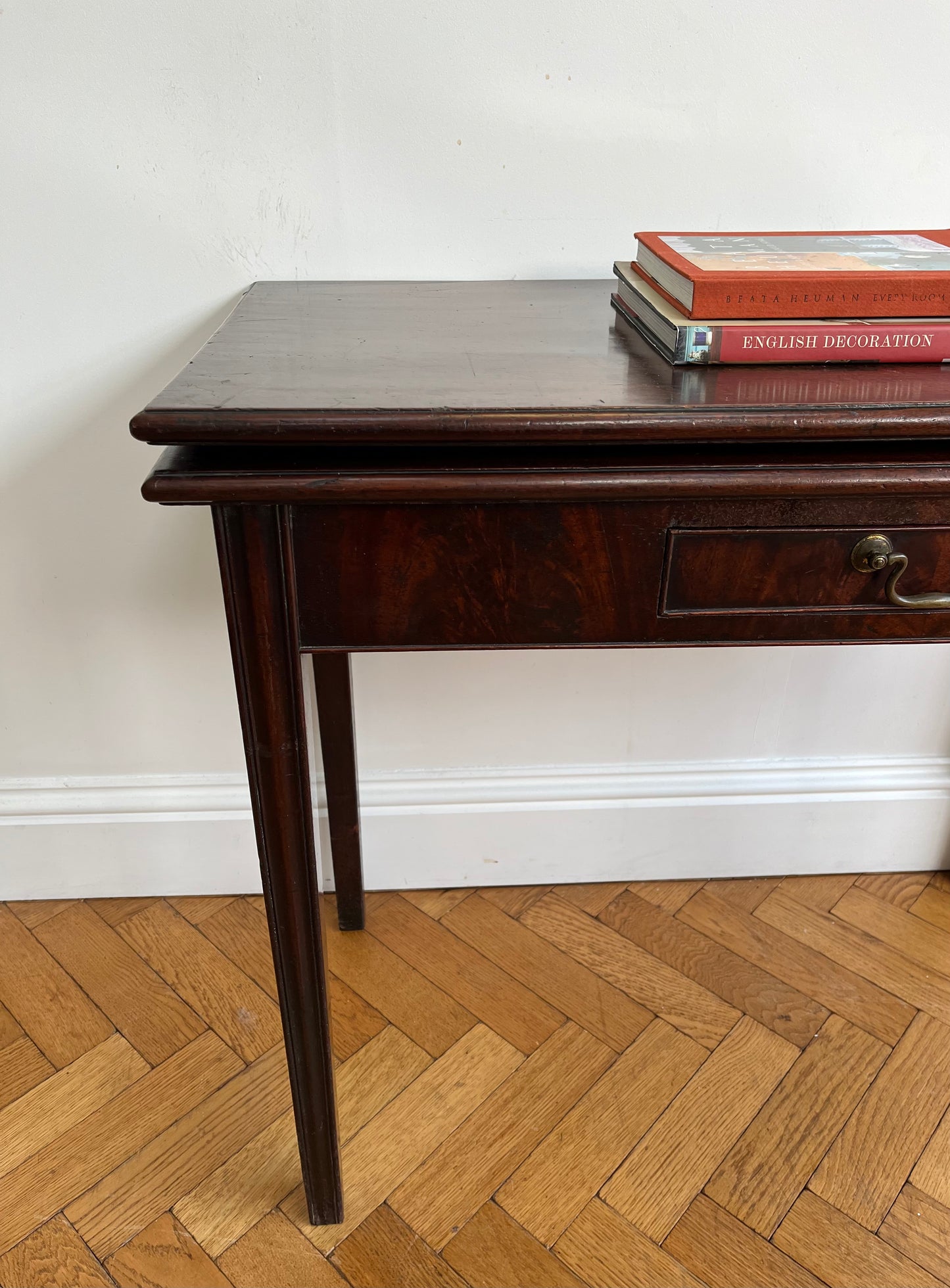 George III mahogany tea table